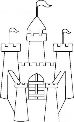 建筑图片 建筑城堡简笔画图片