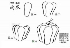 南瓜简笔画的画法步骤：如何画南瓜