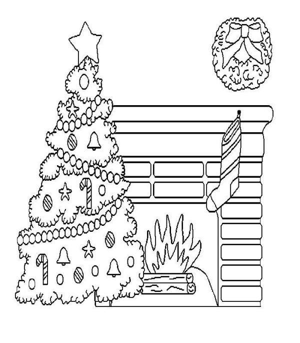 小学生圣诞树简笔画学习