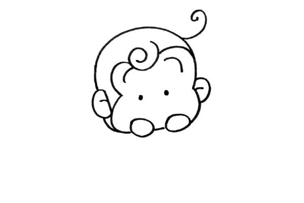 一只萌萌哒小猴子