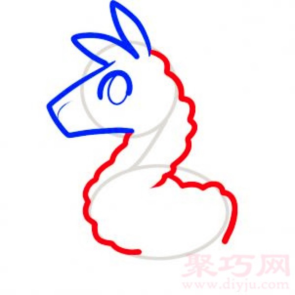 儿童简笔画羊驼的画法 教你如何画羊驼简笔画