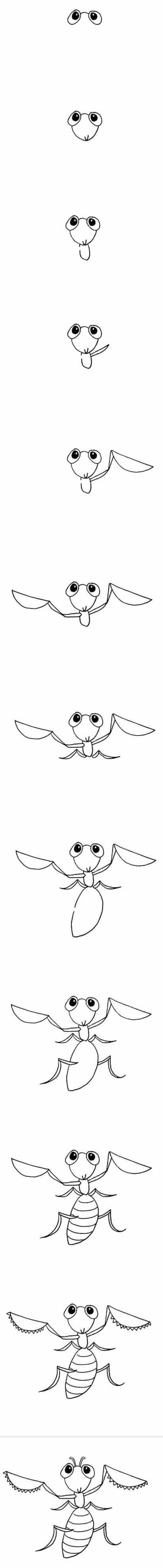 螳螂涂颜色怎么画