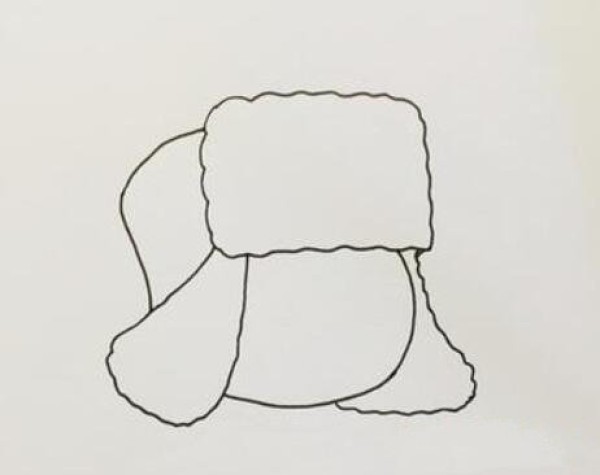 小雷锋帽子简笔画
