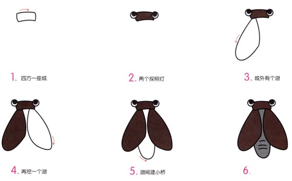 怎么画夏天的蝉