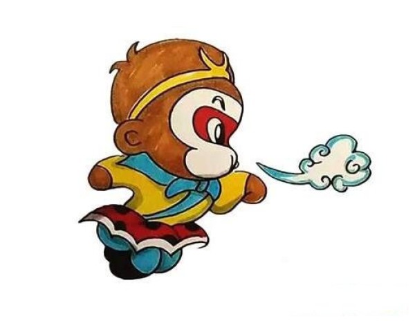 怎么画西游记里的孙悟空