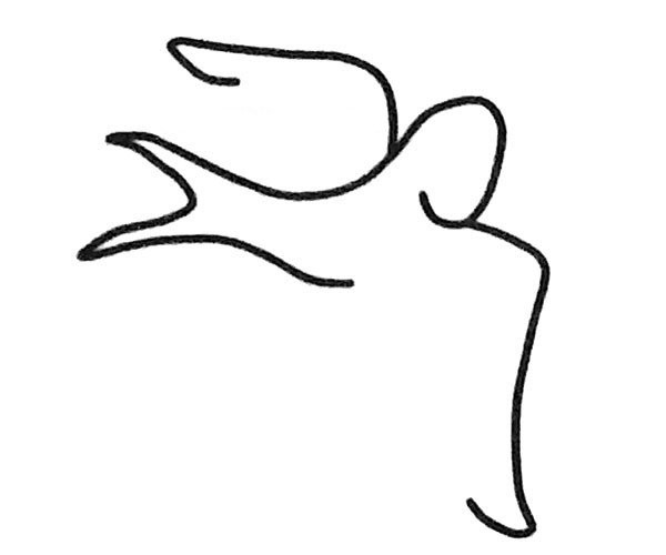 怎么画简单易学的燕子