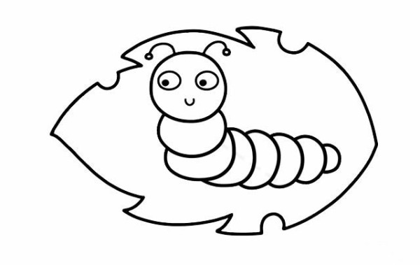 怎么画毛毛虫