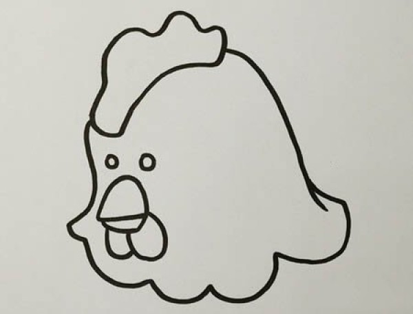 怎么画胖嘟嘟的母鸡