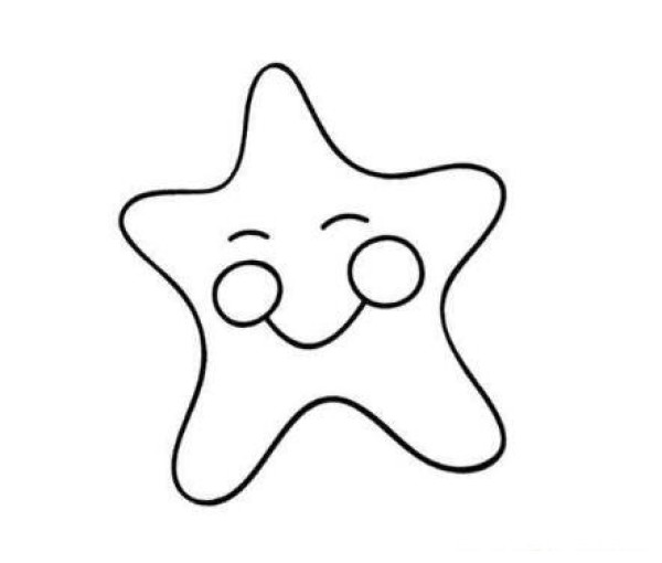 幼儿小星星简笔画