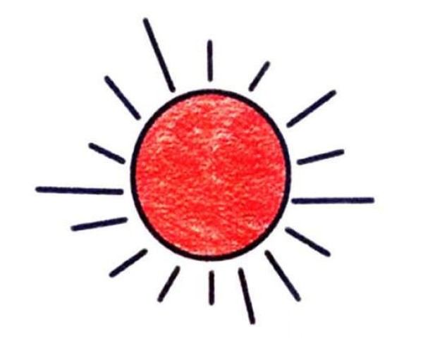 太阳简笔画