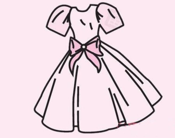漂亮礼服怎么画