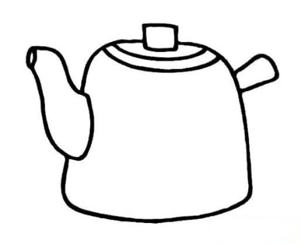 简单水壶简笔画