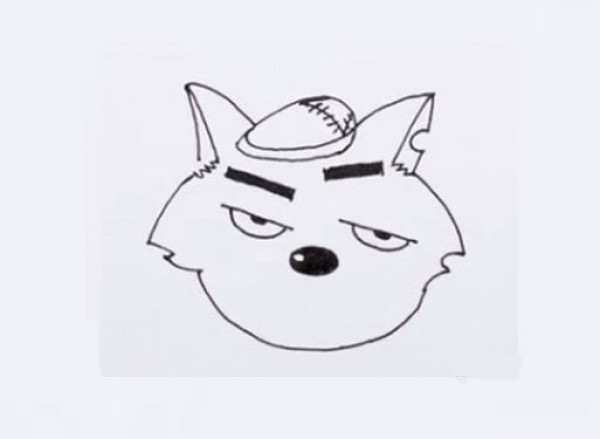 灰太狼简笔画
