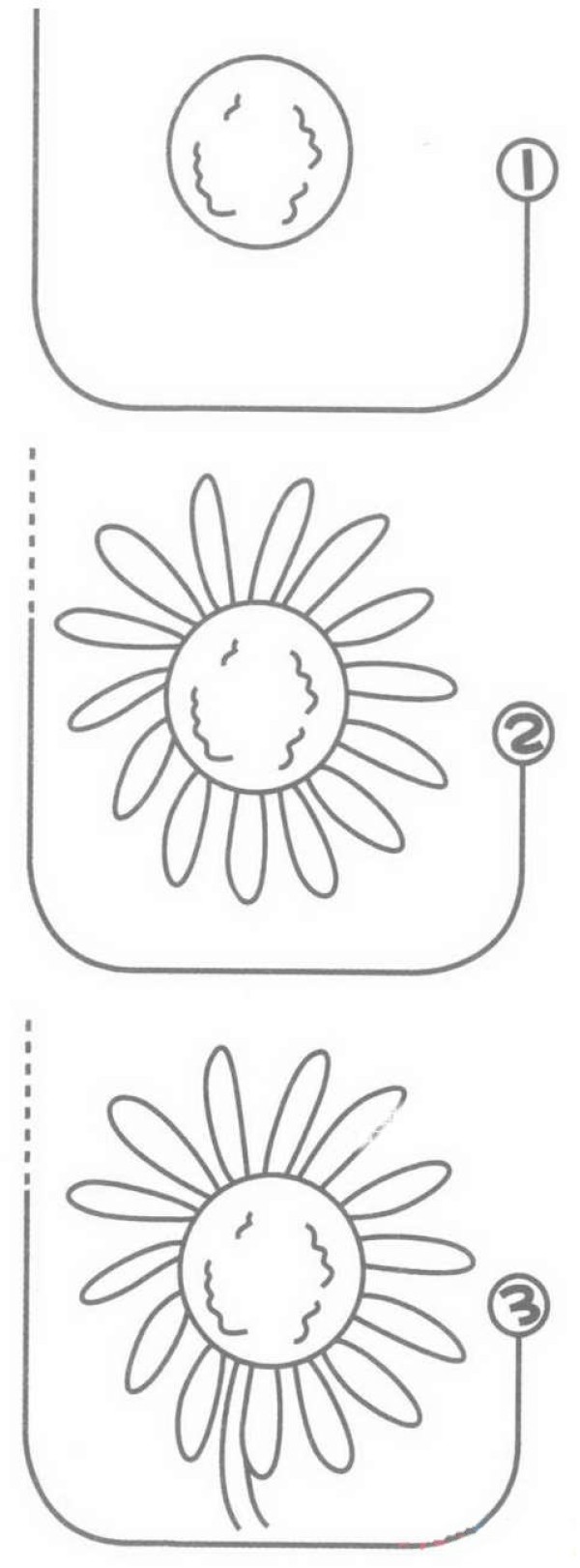 雏菊简笔画