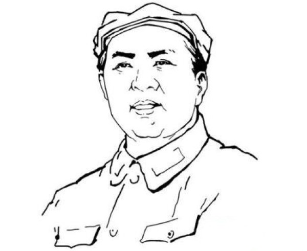 毛主席怎么画