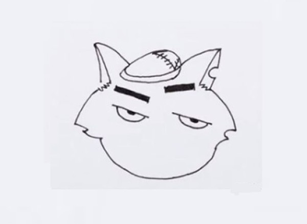 灰太狼简笔画