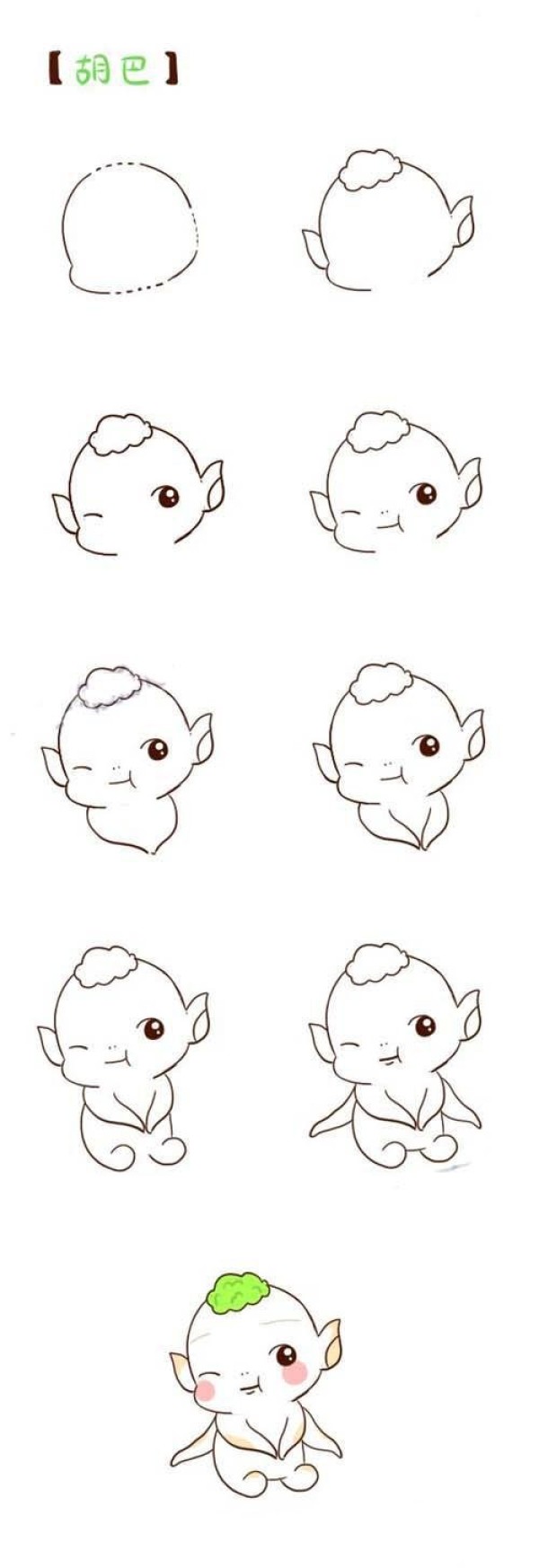 怎么画胡巴
