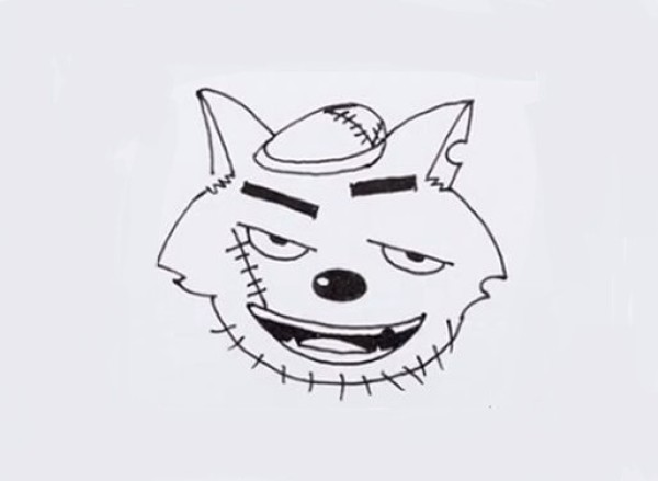 灰太狼简笔画