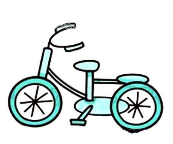 自行车简笔画