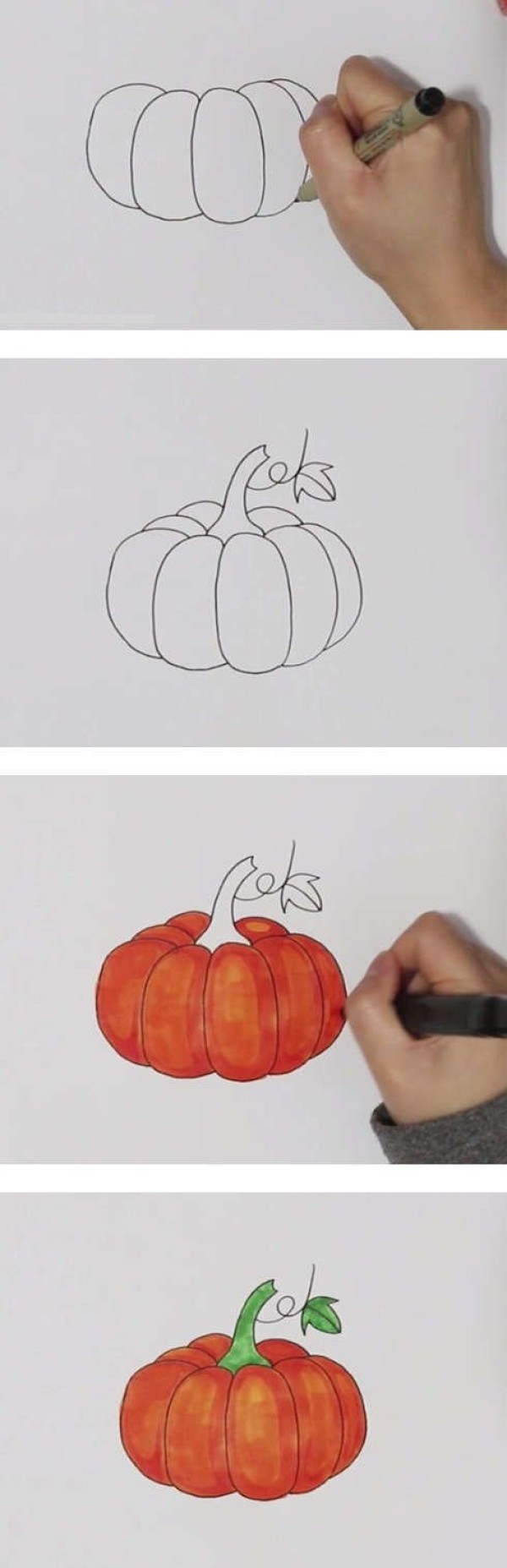 大南瓜简笔画