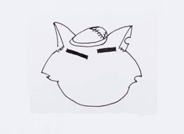 灰太狼简笔画