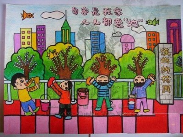 四年级国庆节图画 小学生国庆节图画大全