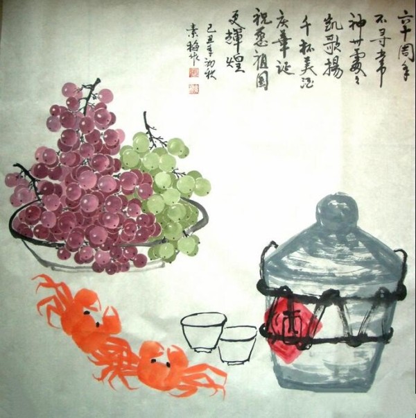 关于重阳节的儿童画-重阳节的佳作