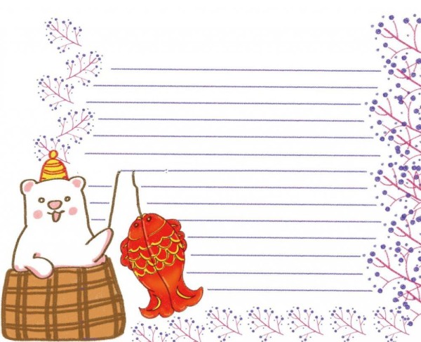 一组漂亮的手帐边框设计图