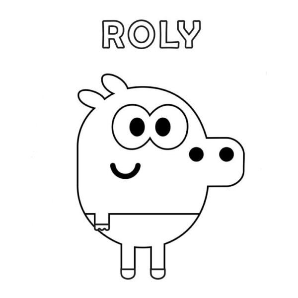 阿奇幼幼园中的小河马Roly